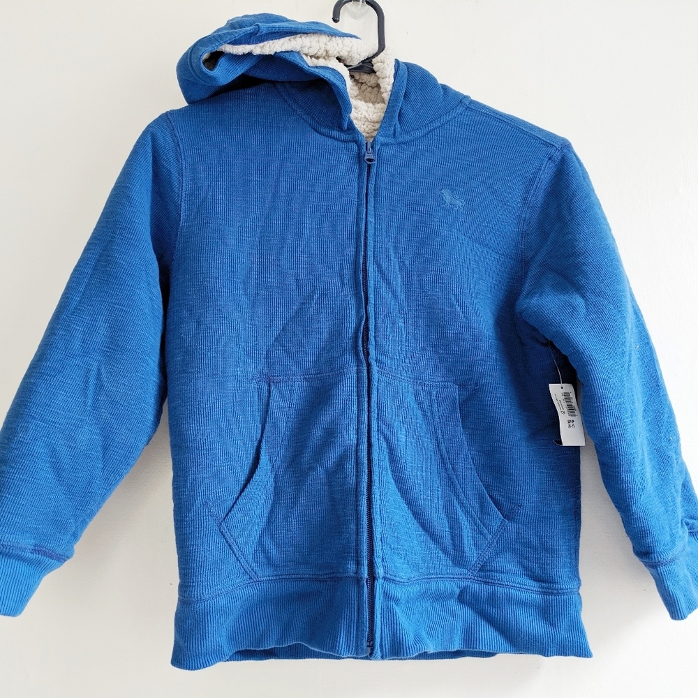 NWT Old Navy boy winter fleece jacket size S 6-7